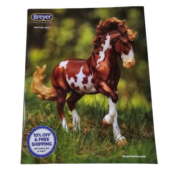 Breyer Winter 2023 Horse Catalog Magazine Featuring Model Horses & Accessories - Picture 1 of 9